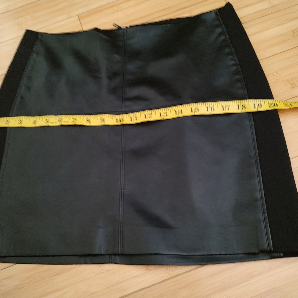 Sold on Mercari White House Black market faux leather mini skirt - Picture 6 of 6